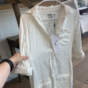 White Lacoste Dress Shirt